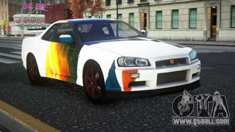 Nissan Skyline R34 Nolia S9 for GTA 4