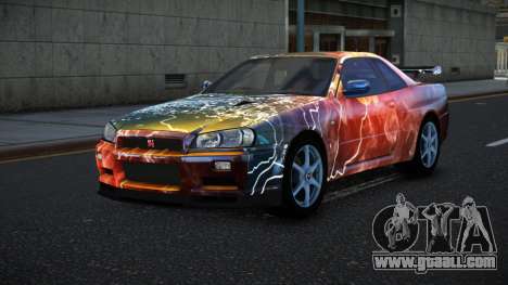 Nissan Skyline R34 Bassty S10 for GTA 4