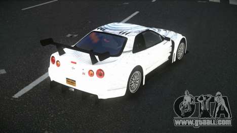 Nissan Skyline R34 GT-R Morley S9 for GTA 4