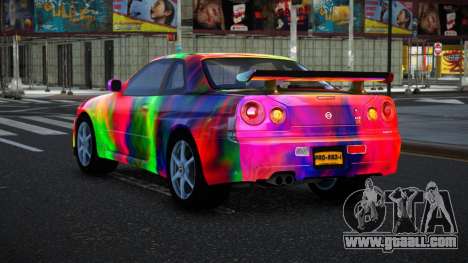 Nissan Skyline R34 Bassty S14 for GTA 4