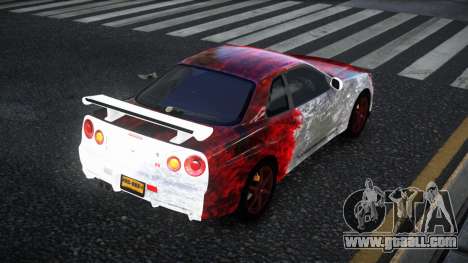 Nissan Skyline R34 Nolia S10 for GTA 4
