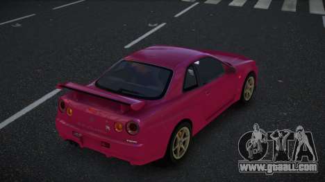 Nissan Skyline R34 Siswo for GTA 4