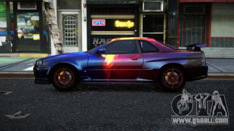 Nissan Skyline R34 Nolia S7 for GTA 4