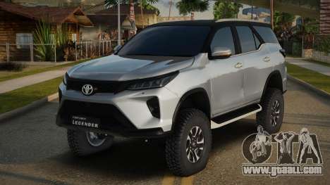 2022 Toyota Fortuner Legender Full interior for GTA San Andreas