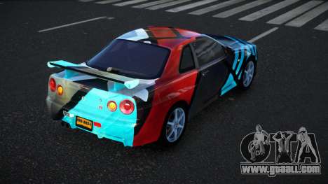 Nissan Skyline R34 Bassty S9 for GTA 4