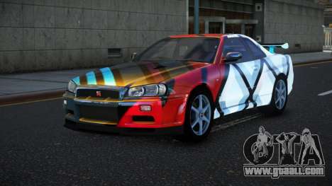 Nissan Skyline R34 Bassty S9 for GTA 4