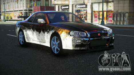 Nissan Skyline R34 Bassty S5 for GTA 4
