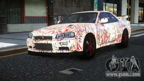 Nissan Skyline R34 Nolia S1 for GTA 4