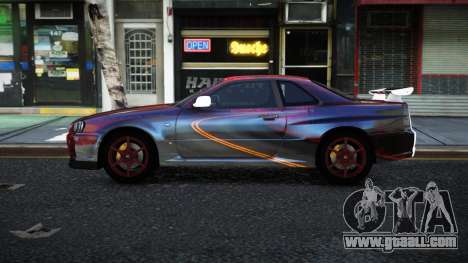 Nissan Skyline R34 Nolia S10 for GTA 4