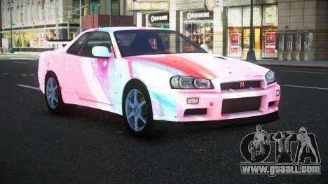 Nissan Skyline R34 Bassty S4 for GTA 4
