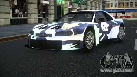 Nissan Skyline R34 GT-R Morley S5 for GTA 4