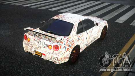 Nissan Skyline R34 Nolia S1 for GTA 4