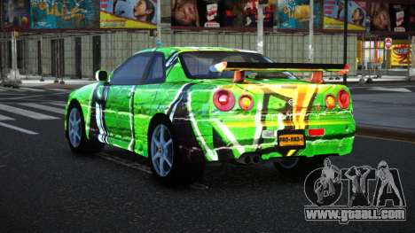 Nissan Skyline R34 Bassty S1 for GTA 4