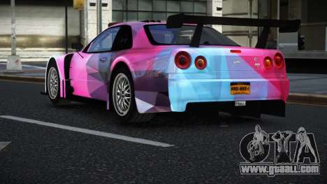 Nissan Skyline R34 GT-R Morley S1 for GTA 4