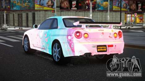 Nissan Skyline R34 Bassty S4 for GTA 4