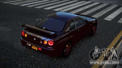 Nissan Skyline R34 Nolia for GTA 4