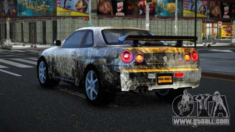 Nissan Skyline R34 Bassty S5 for GTA 4