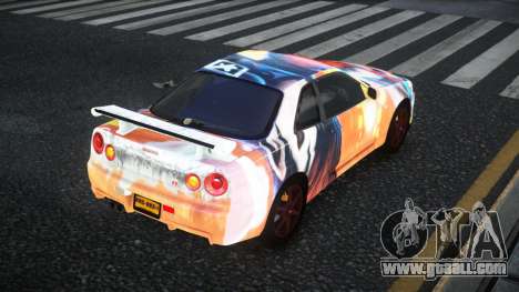 Nissan Skyline R34 Nolia S5 for GTA 4