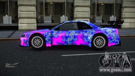 Nissan Skyline R34 GT-R Morley S2 for GTA 4