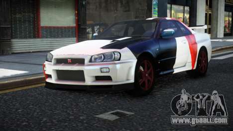 Nissan Skyline R34 Nolia S9 for GTA 4