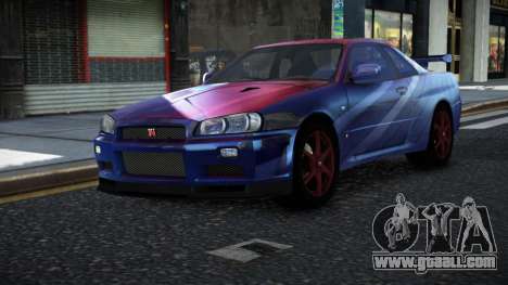 Nissan Skyline R34 Nolia S6 for GTA 4