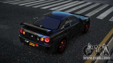 Nissan Skyline R34 Nolia S14 for GTA 4