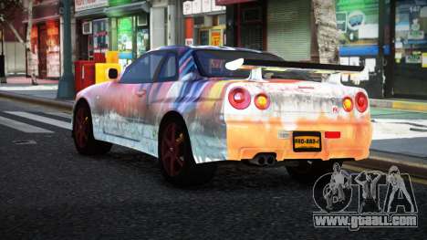 Nissan Skyline R34 Nolia S5 for GTA 4
