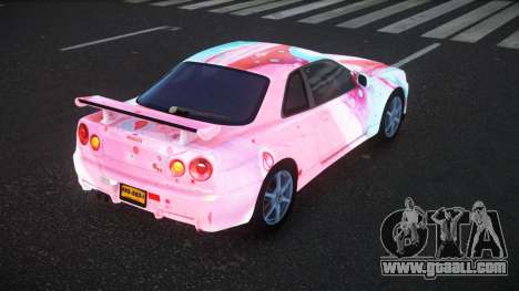 Nissan Skyline R34 Bassty S4 for GTA 4