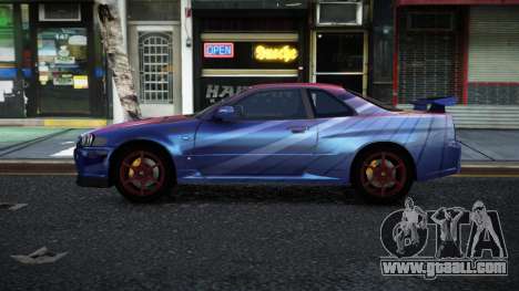 Nissan Skyline R34 Nolia S6 for GTA 4