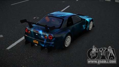 Nissan Skyline R34 GT-R Morley S6 for GTA 4