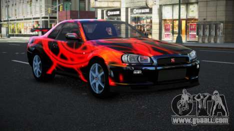 Nissan Skyline R34 Bassty S12 for GTA 4