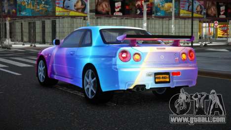 Nissan Skyline R34 Bassty S8 for GTA 4