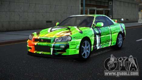 Nissan Skyline R34 Bassty S1 for GTA 4