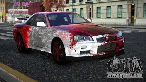Nissan Skyline R34 Nolia S10 for GTA 4