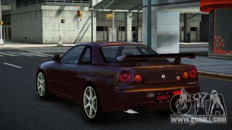 Nissan Skyline R34 Aheg for GTA 4