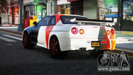 Nissan Skyline R34 Nolia S9 for GTA 4