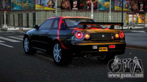 Nissan Skyline R34 Bassty S12 for GTA 4