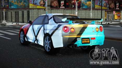 Nissan Skyline R34 Bassty S9 for GTA 4