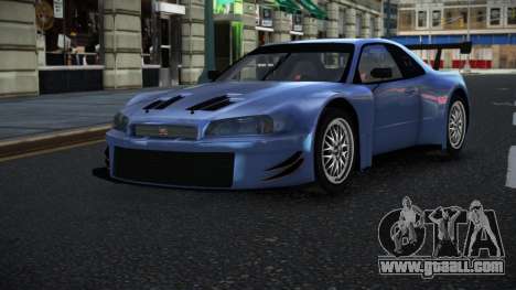 Nissan Skyline R34 GT-R Morley for GTA 4