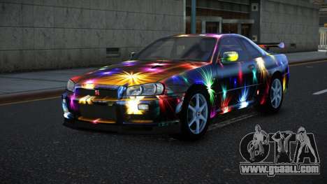 Nissan Skyline R34 Bassty S2 for GTA 4