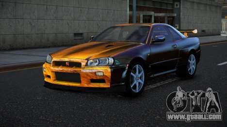 Nissan Skyline R34 Bassty S7 for GTA 4