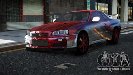 Nissan Skyline R34 Nolia S10 for GTA 4