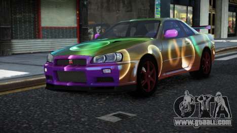 Nissan Skyline R34 Nolia S2 for GTA 4