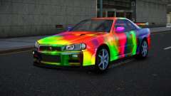 Nissan Skyline R34 Bassty S14 for GTA 4