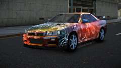 Nissan Skyline R34 Bassty S10 for GTA 4