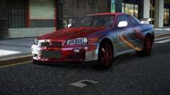 Nissan Skyline R34 Nolia S10 for GTA 4