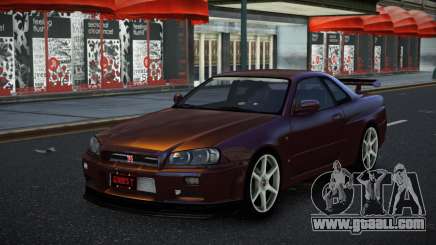 Nissan Skyline R34 Aheg for GTA 4