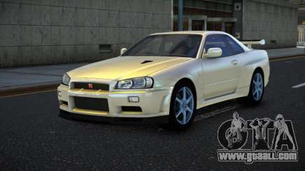 Nissan Skyline R34 Bassty for GTA 4