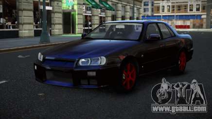 Nissan Skyline R34 Evaw for GTA 4