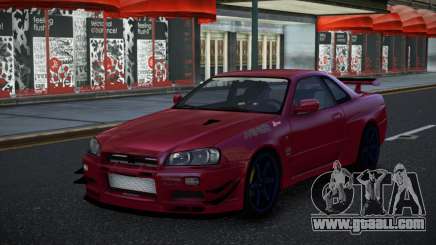 Nissan Skyline R34 Umur for GTA 4